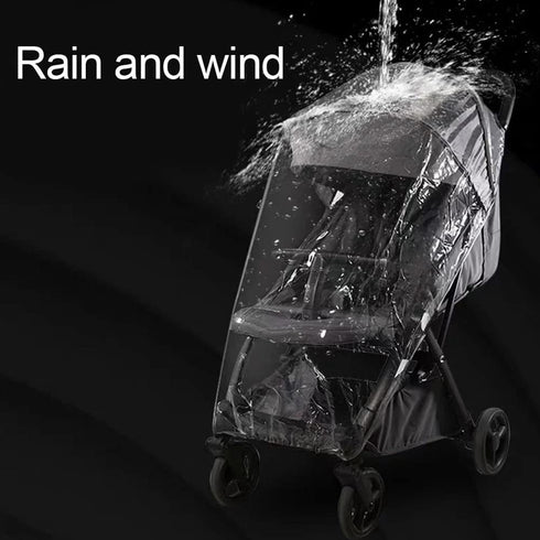 Universal Rain Cover for Children Stroller, Baby Carriage Travel Weather Shield, Baby Pram Raincoat