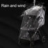 Universal Rain Cover for Children Stroller, Baby Carriage Travel Weather Shield, Baby Pram Raincoat