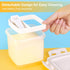 Accmor Formula Dispenser On The Go, Formula Container to Go, Portable Milk Powder Kids Snack Container with Scoop