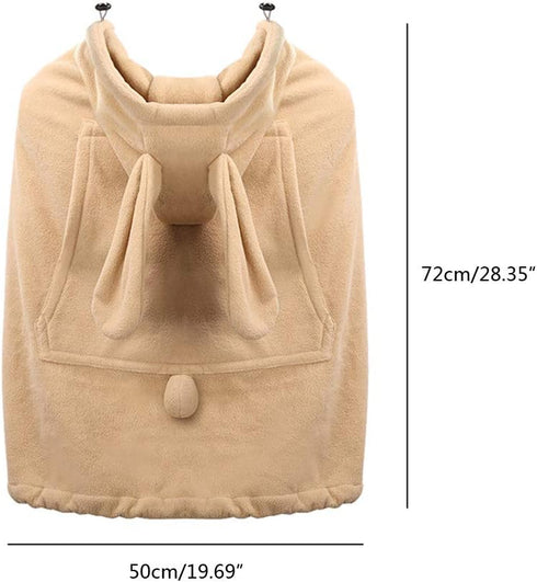 Generic Baby Carrier Cover Hooded Stretchy Cloak Multifunctional Baby Cute Cartoon Cloak Windproof Newborn Thicken Warm
