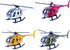 Alloy Mini Helicopters Model Toy - Police, Fire, Engineering Work, Military Helicopter