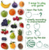 PHOTO FRUITs&Berries - Large Kitchen Magnets for Toddlers - Educational Learning Toys for Kids, Development Magnets