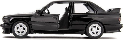 1:36 BMW M3 1987 Toy Car - Diecast Pull Back Model, Collection Kids Toy for Ages 3 and Up, Black