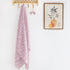 Set, Set 47 47 inches, 70% 30% LifeTree Baby Swaddle Blanket and Bow Mauve Floral Muslin Newborn Swaddle with Matching