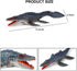 SIENON Jurassic Large Mosasaurus Dinosaur Toy 13.4 , Realistic Dinosaur Toy Figures, Dinosaur Figurine, Deep Sea Monster Plastic Ocean Protector Dinosaur for Bath Pool Toy, Cake Topper Decoration
