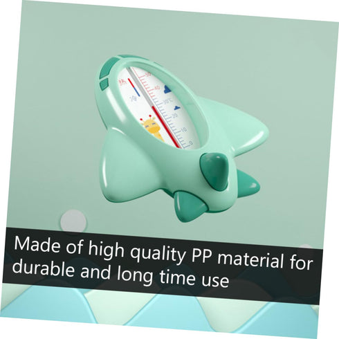 Cartoon Bath Thermometer Green Water Temperature Measurement Tool for Safe Baths Durable Material Quick Accurate