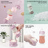 Enfudid 4 Portable Milk Powder Dispensers Pot, Layer Formula Milk Storage Container Portable Food Storage Containers