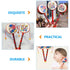 Baby Rattle - Handheld Soothing Toy, Wooden Rattle for Babies