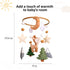 Woodland Baby Crib Mobile, Deer Baby Mobile for Crib Boys & Girls, Fawn Nursery Mobile, Forest Theme Baby Nursery