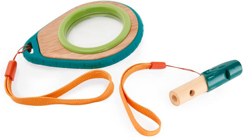 Hape Nature Detective Set | Bamboo & Plant Plastic Detective Playset, Green Nature Exploration Toys for Outdoor Games.