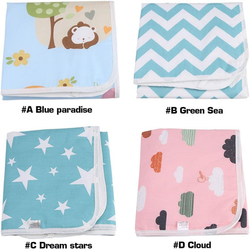 Ultra-Soft Large Washable Baby Changing Pad Mats, Cotton Urine Mat for Diaper Nappy Bedding, Disposable Sanitary Covers