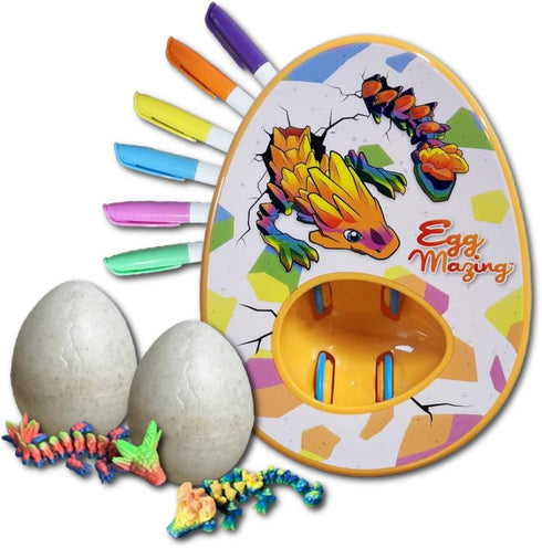 The Eggmazing Egg Decorator Dragon Egg Kit Arts and Crafts Set -