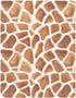 CHUROUSY 28x52 Inch Giraffe Print Crib Sheets for Boys Girl Giraffe Spots Zoo Safari Brown Animal Fitted Mattress Cover