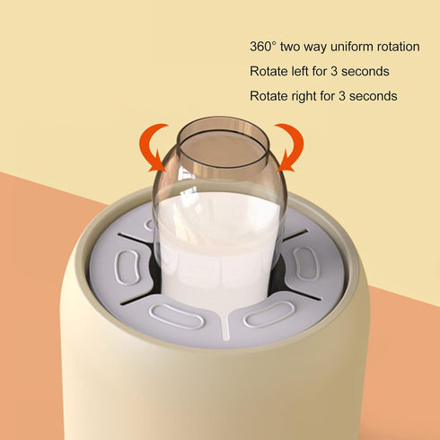 Electric Automatic Infant Bottle Mixer, USB Charging Baby Milk Bottle Shaker for Travel
