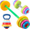 Kids Exercise Weight Set - 3-in-1 Adjustable Workout Toy Equipment for Children