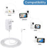 Smays 5V HB6550, HB50, 6 Charger for Hello Baby Monitor Replacement Power Adapter with Charging Cord ft