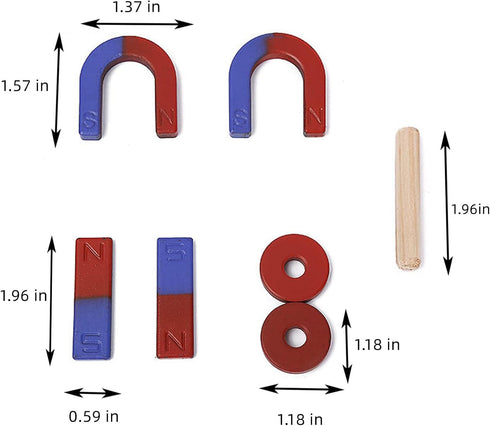 Labs Kids Magnet Kit for Teaching Physics Science Experiment Educational Set for Classroom