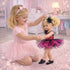 18 Inch Set 4 Set Emily Rose Doll Ballet Clothes - PC Pink Ballerina Outfit Leotard, Tutu, Headband & Tap Shoes | Dance