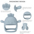 Set 0-3-6-12 Tummy (2-pcs) Soft Baby Books Gift Cloth Crinkle Books for Infants Months, Newborn Teething Toy, Time Toy