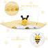 BORITAR Baby Security Blanket Soft Baby Lovey Unisex Lovey Baby Gifts for Newborn Boys and Girls Baby Snuggle Toy Baby Bee Stuffed Animal Yellow 14 Inch by BORITAR