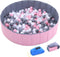 4 Feet Ball Pit for Kids, Baby Play Yard, Folding Portable Playpen, More Than 12 Sq.ft Play Space