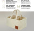 Fasty Baby Baby Diaper Caddy Organizer: Soft Beige Teddy Wool - Portable Diaper Caddy, Car Organizer - Newborn