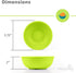 20 Oz. Pack 6 Set 4.75" 4.75" 2" Re-Play Made in USA Reusable Plastic Bowls, of - Dishwasher and Microwave Safe Bowls