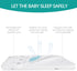 18" 36" 0.8" Bassinet Mattress Pad Fit for x x Dream On Me Luna/Haven Cradle, Waterproof Breathable Soft, Baby Foam