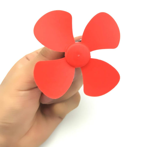 2mm 4 80mm (32PCS) EUDAX Micro DC Motor Shaft Propeller with Vanes Fan Shape for Fan Leaves Ship Model RC Boat DIY