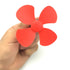 2mm 4 80mm (32PCS) EUDAX Micro DC Motor Shaft Propeller with Vanes Fan Shape for Fan Leaves Ship Model RC Boat DIY