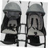LOORGVEL Adjustable Stroller Connector for Twins Pushchair Accessory Iron Plastic Construction Lightweight Detachable