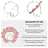 Baby Kids Shower Cap - Adjustable Silicone Bathing Protection Hat for Toddler, Baby, Kids (Pink)