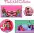 Beverly Hills Doll Collection Sweet Li'l Family Hispanic Dollhouse People Set - 9 Action Figures Including Grandpa,