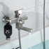 Shophubio 0-99C 1/2 Inch Digital Shower Thermometer with LED Color Display, Water Temperature Gauge for Baby Bath