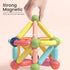 BAKAM Magnetic Building Blocks for Kids Ages 4-8, STEM Construction Toys for Boys and Girls, Large Size Magnetic Sticks and Balls Game Set for Kid’s Early Educational Learning (25PCS)