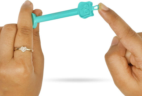 Nose Hero Baby Nose and Ear Cleaner Tool - Made in USA, 100% Soft Flexible Rubber Infant Booger Picker, Safe, BPA Free
