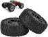 2pcs Toys Car Tire, PX RC Truck Rubber Wheel Tire with Hub for 9301 1/18 Model Car