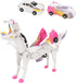 Ultimate Transforming Unicorn Car Toy - 2Pcs Collision to Magical Unicorns, Automatic Deformation for Kids