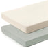 GRSSDER Mini Crib Sheets Fitted, Pack and Play Sheets 2 Pack, Ultra Soft Stretchy Sheets for Playard Mattress