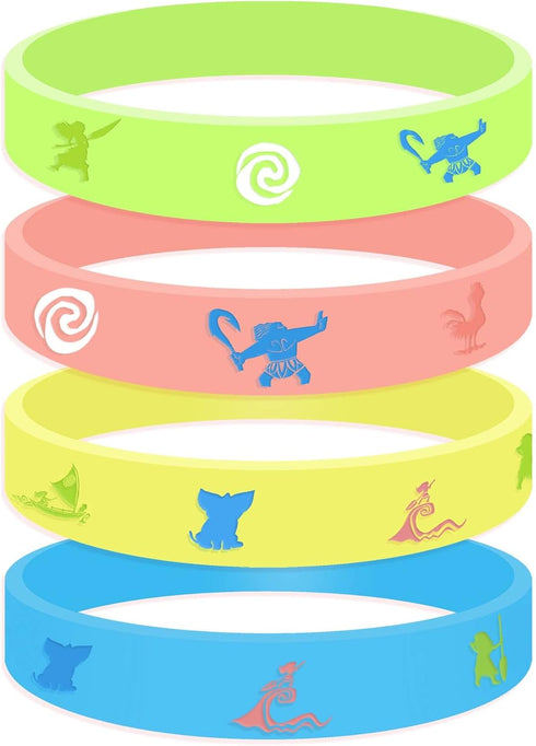 Non-Candy Island Princess Theme Party Favors, 20 Wristbands