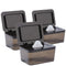 3 Pack Wipes Dispenser Seal-Designed Wipe Dispenser Holder Wipes Case Box for