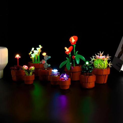 LED Lighting Kit for Lego 10329 Icons Tiny Plants Building Kit - Lights Only, No Building Block Model