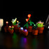 LED Lighting Kit for Lego 10329 Icons Tiny Plants Building Kit - Lights Only, No Building Block Model