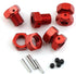 17mm Wheel Hex 5mm Extended and 17mm Wheel Nut Aluminum Alloy for ARRMA Kraton 6S Outcast 6S