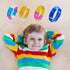 HENXING 60Pcs Pop Bracelet Bubble Fidget Toys, Hand Finger Press Multicolor Silicone Wristband Toy for Classroom