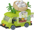 Jollcnoia Asian Food Truck Mini Gourmet Travel RV Car Micro Building Toy Little