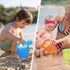 2PCS Beach Sand Watering Can Toy for Kids, Havy Duty Plastic Water Can for Garden Beach Bath Play Time, Water Can