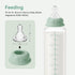 11oz Momcozy 12oz, 4PCS Breastmilk Storage Bottles, Compatible with Milk Cooler Narrow Neck Baby Bottles, BPA-Free