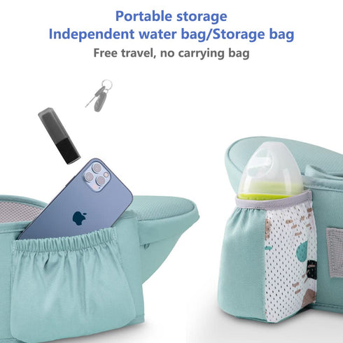 ECHOZONE Backpack Toddler,7-55lbs Baby Carrier with Hip Seat,Ergonomic Infant& Child Holder Carrier Kangaroo Bag