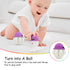 Baby Teething Toys for 6-12 Months, Mombella Octopus Baby Teether for 12-18 Months, Soft Silicone Infant Chew Toy